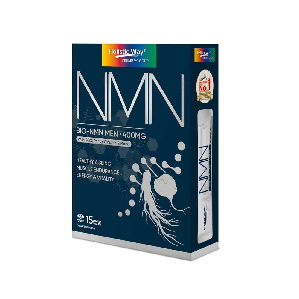 Bio-NMN Men 400mg For Healthy Ageing, Muscle Endurance, Energy, and Vitality 3.5g x 15s