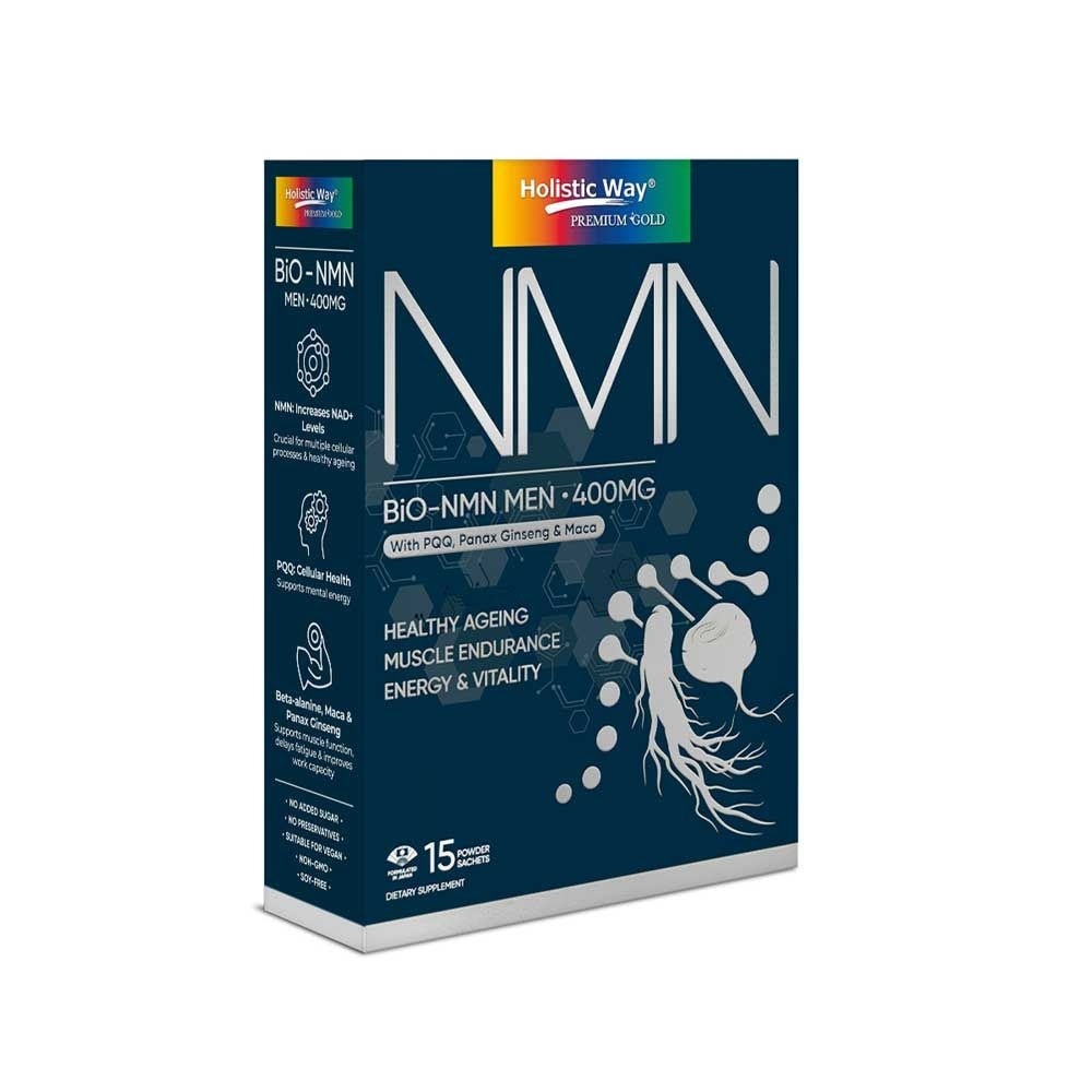 Bio-NMN Men 400mg For Healthy Ageing, Muscle Endurance, Energy, and Vitality 3.5g x 15s
