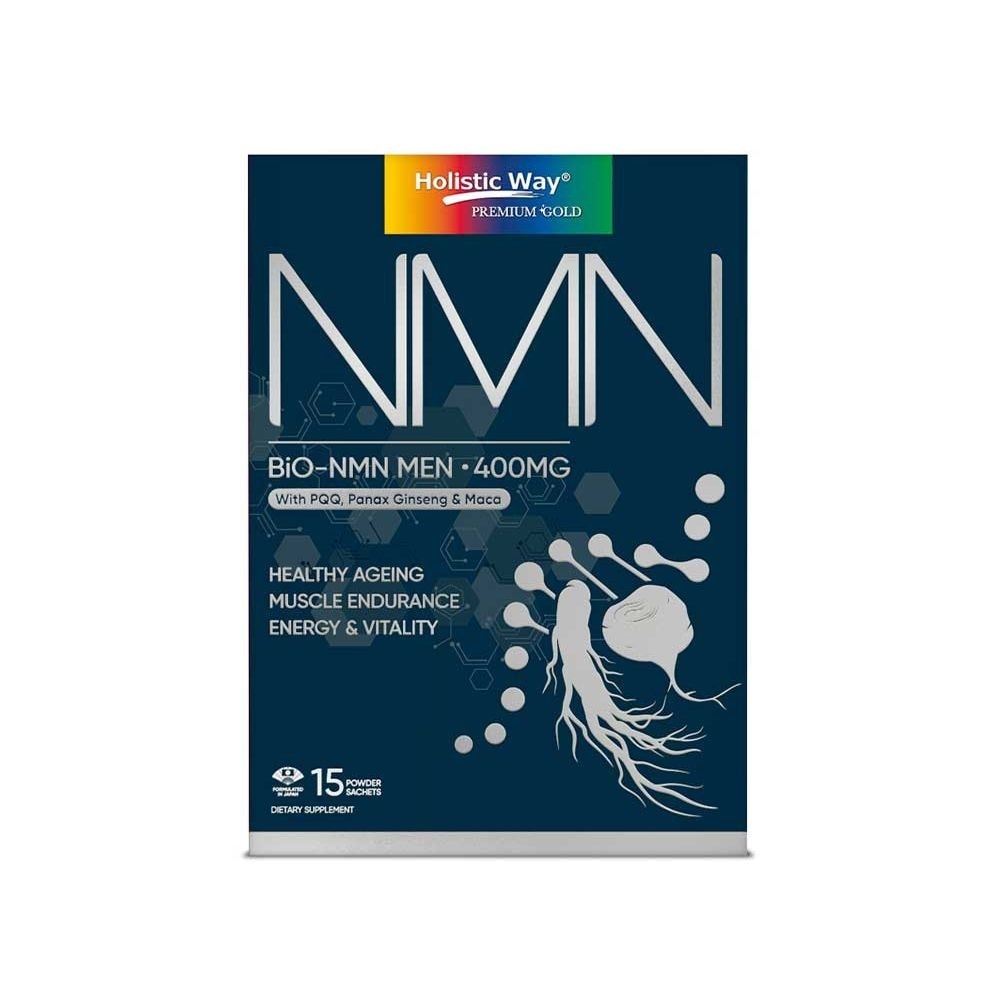 Bio-NMN Men 400mg For Healthy Ageing, Muscle Endurance, Energy, and Vitality 3.5g x 15s