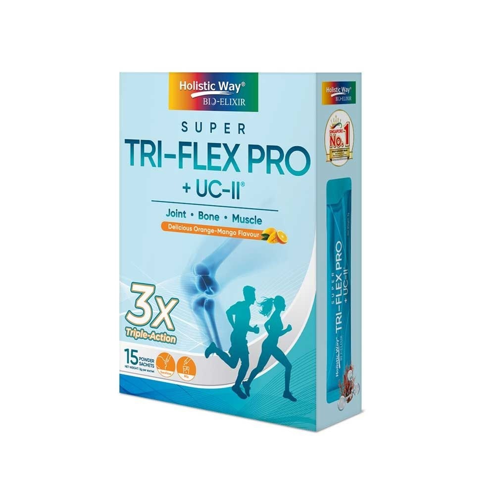 Super Tri Flex Pro + UC II Orange Mango Flavor 3g x 15s image