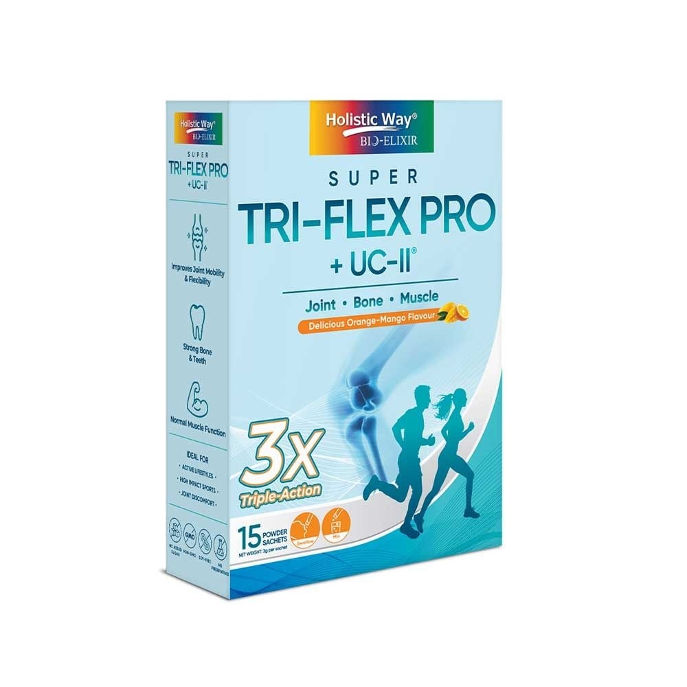 Super Tri Flex Pro + UC II Orange Mango Flavor 3g x 15s image
