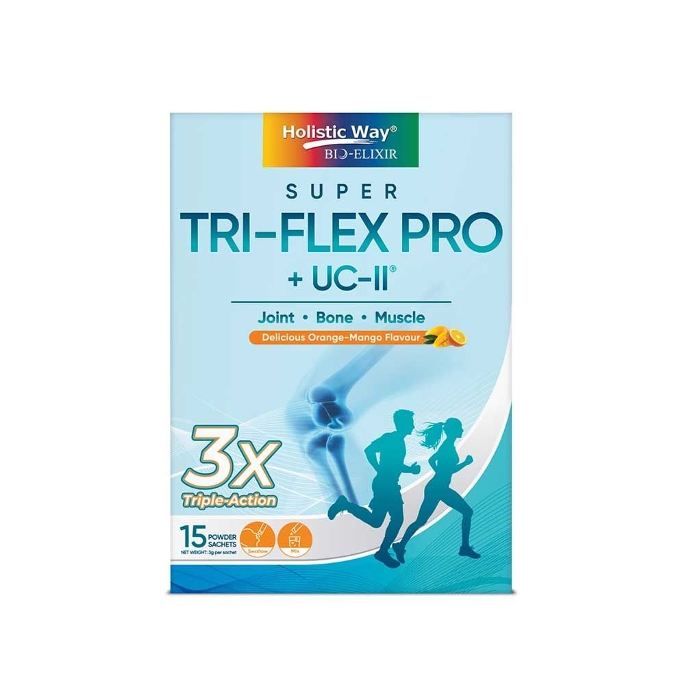 Super Tri Flex Pro + UC II Orange Mango Flavor 3g x 15s image