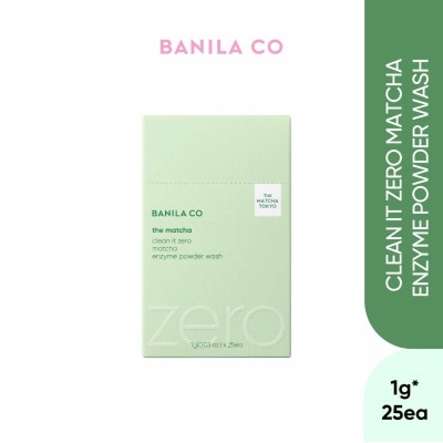 BANILA CO - Clean it Zero Matcha Enzyme Powder Wash Sachet 1g x 25s