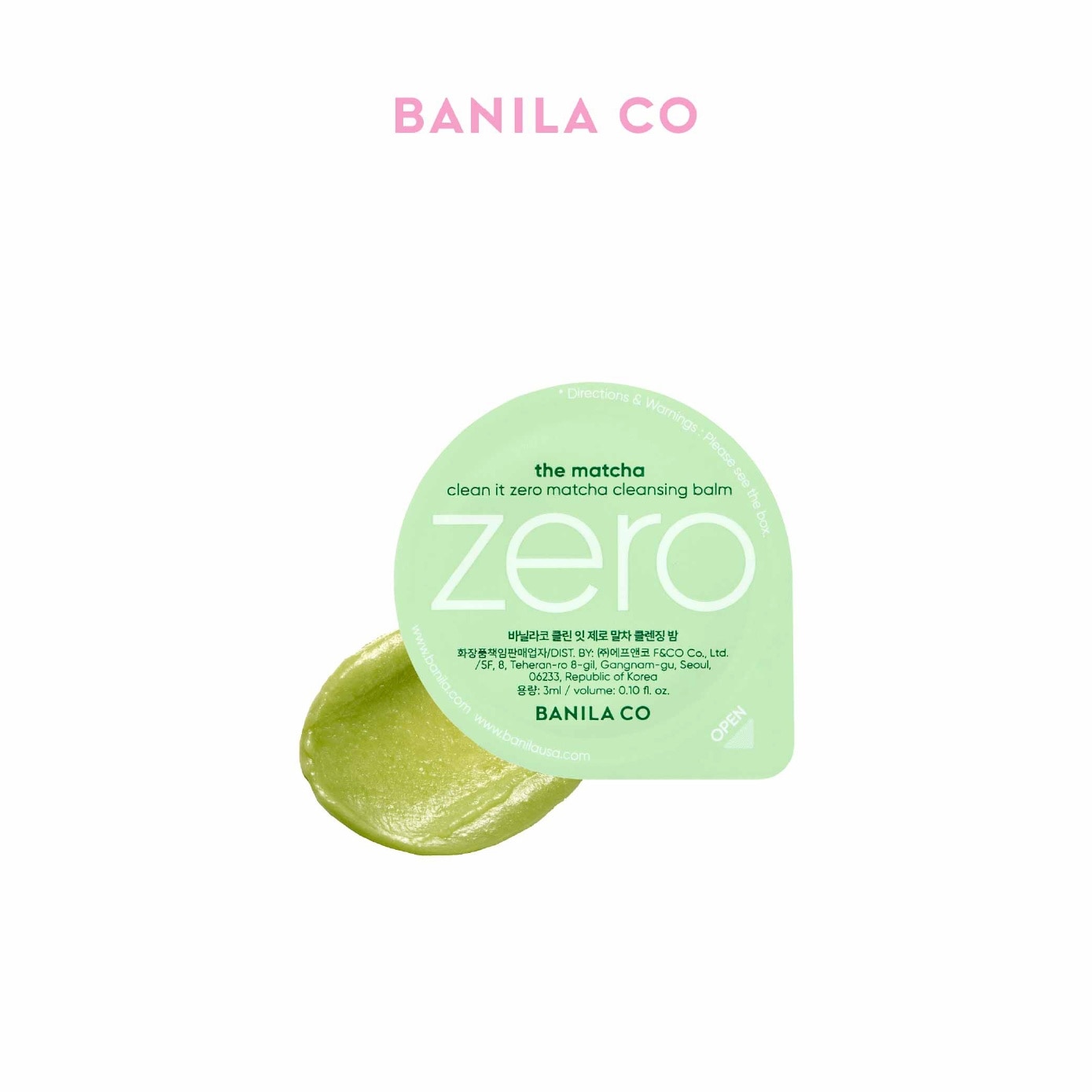 Clean it Zero Matcha Cleansing Balm Travel Kit 3ml x 16s