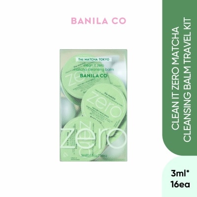 BANILA CO - Clean it Zero Matcha Cleansing Balm Travel Kit 3ml x 16s
