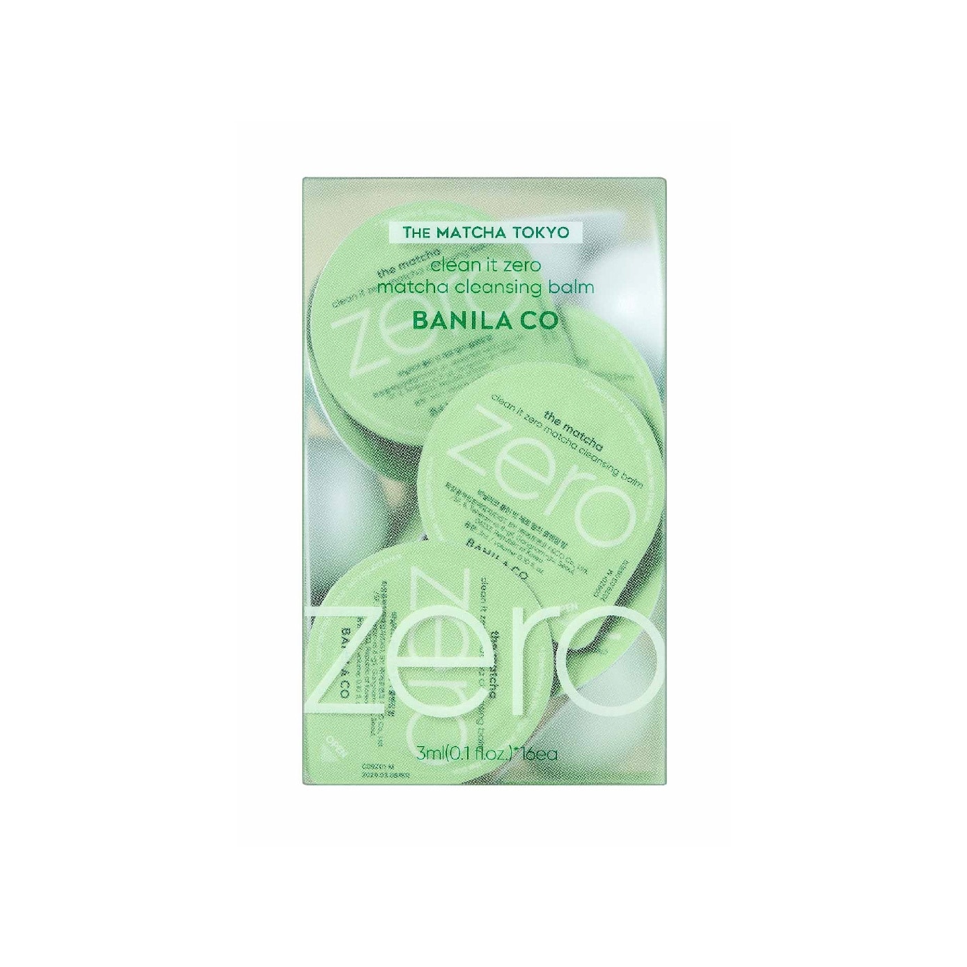Clean it Zero Matcha Cleansing Balm Travel Kit 3ml x 16s
