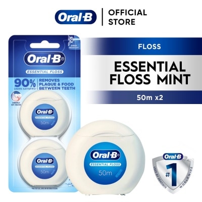 ORAL-B Essential Clean Dental Floss 50m x 2s