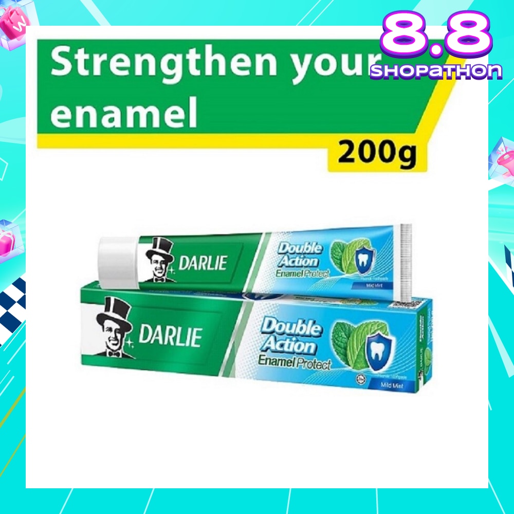 Double Action Enamel Protect Toothpaste Mild Mint (Strengthen Your Enamel) 200g