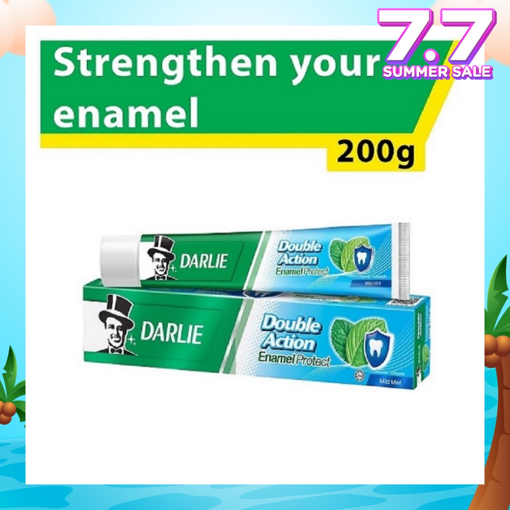 Double Action Enamel Protect Toothpaste Mild Mint (Strengthen Your Enamel) 200g