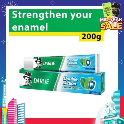DARLIE Double Action Enamel Protect Toothpaste Mild Mint (Strengthen Your Enamel) 200g
