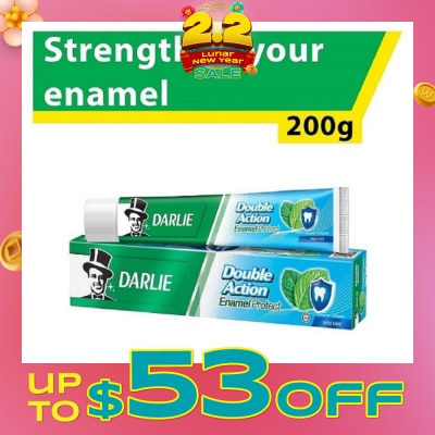 DARLIE Double Action Enamel Protect Freshness Toothpaste Mild Mint  200g