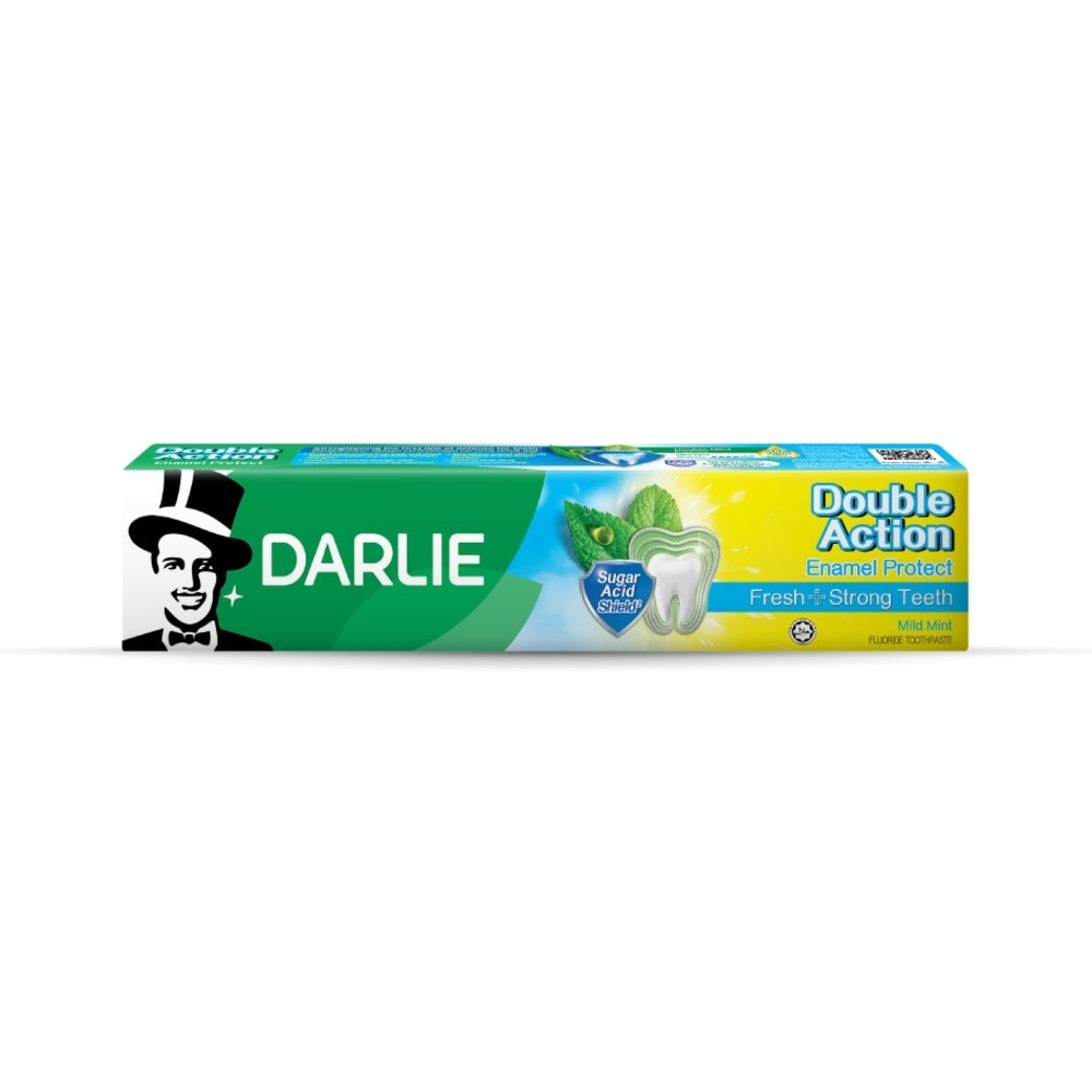 Double Action Enamel Protect Freshness Toothpaste Mild Mint  200g