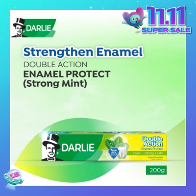DARLIE Double Action Enamel Protect Toothpaste Original Strong Mint (Strengthen Your Enamel) 200g