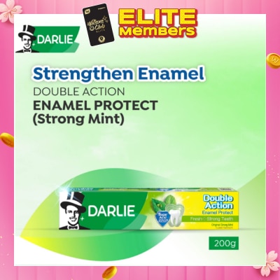 DARLIE Double Action Enamel Protect Toothpaste Original Strong Mint (Strengthen Your Enamel) 200g