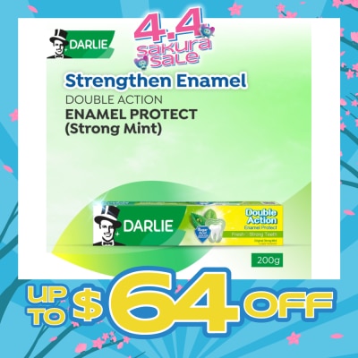 DARLIE - Double Action Enamel Protect Strong Mint Freshness Toothpaste 200g