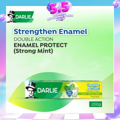 DARLIE - Double Action Enamel Protect Strong Mint Freshness Toothpaste 200g