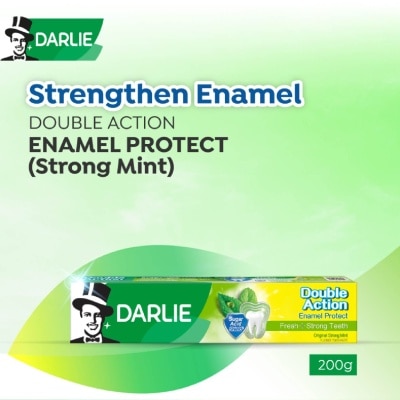 DARLIE Double Action Enamel Protect Toothpaste Original Strong Mint (Strengthen Your Enamel) 200g