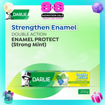 DARLIE - Double Action Enamel Protect Strong Mint Freshness Toothpaste 200g