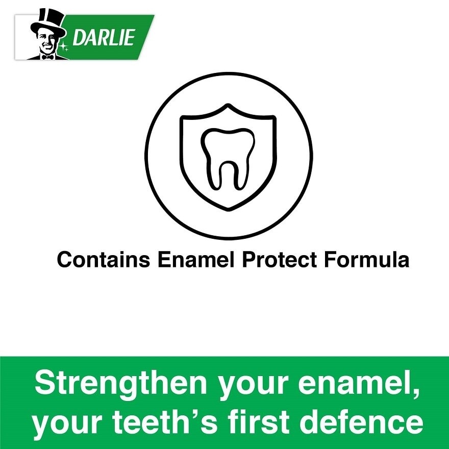 Double Action Enamel Protect Toothpaste Original Strong Mint (Strengthen Your Enamel) 200g