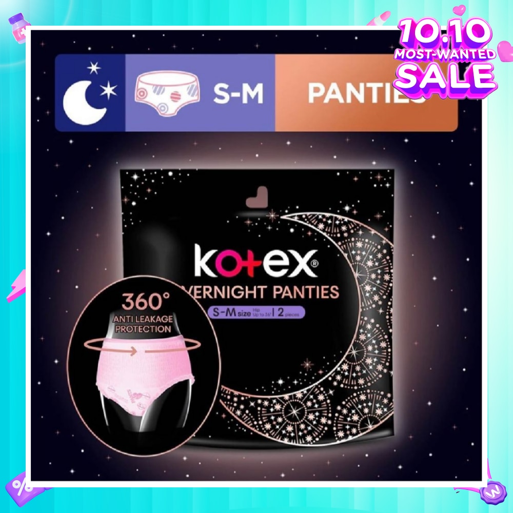 Overnight Panties Sleepwell 360° Anti Leakage Protection Size S-M 2s
