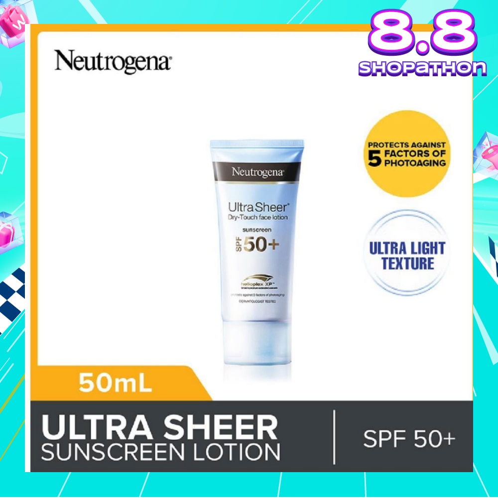 Ultra Sheer Face Lotion SPF50 For Sun Protection 50ml
