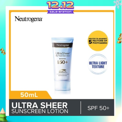 NEUTROGENA Ultra Sheer Face Lotion SPF50 For Sun Protection 50ml