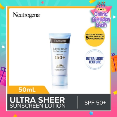 NEUTROGENA Ultra Sheer Face Lotion SPF50 For Sun Protection 50ml