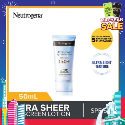 NEUTROGENA Ultra Sheer Face Lotion SPF50 For Sun Protection 50ml