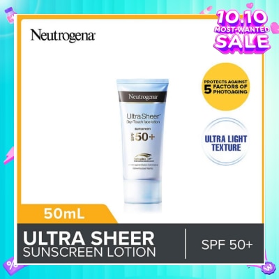 NEUTROGENA Ultra Sheer Face Lotion SPF50 For Sun Protection 50ml