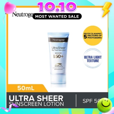 NEUTROGENA Ultra Sheer Face Lotion SPF50 For Sun Protection 50ml image