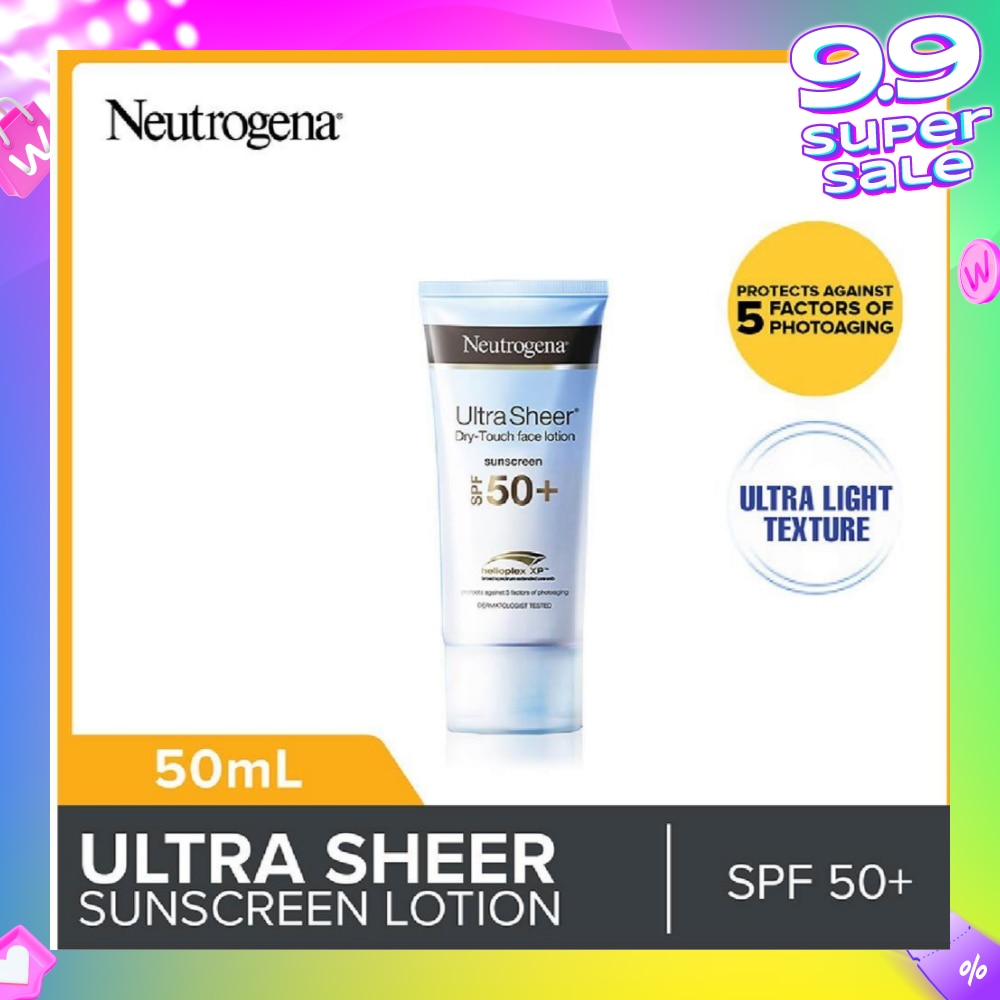 Ultra Sheer Face Lotion SPF50 For Sun Protection 50ml