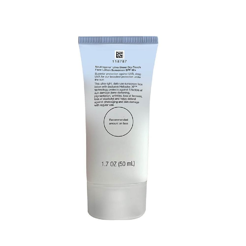 Ultra Sheer Face Lotion SPF50 For Sun Protection 50ml