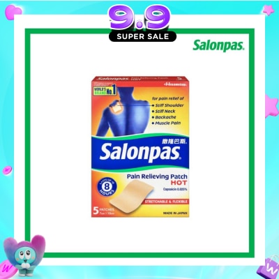 SALONPAS® - Pain Relieving Patch HOT 5s image