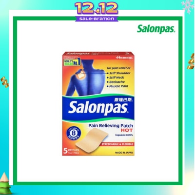 SALONPAS® Pain Relieving Patch HOT 5s