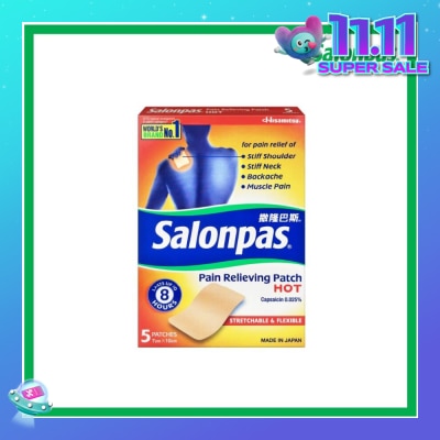 SALONPAS® Pain Relieving Patch HOT 5s