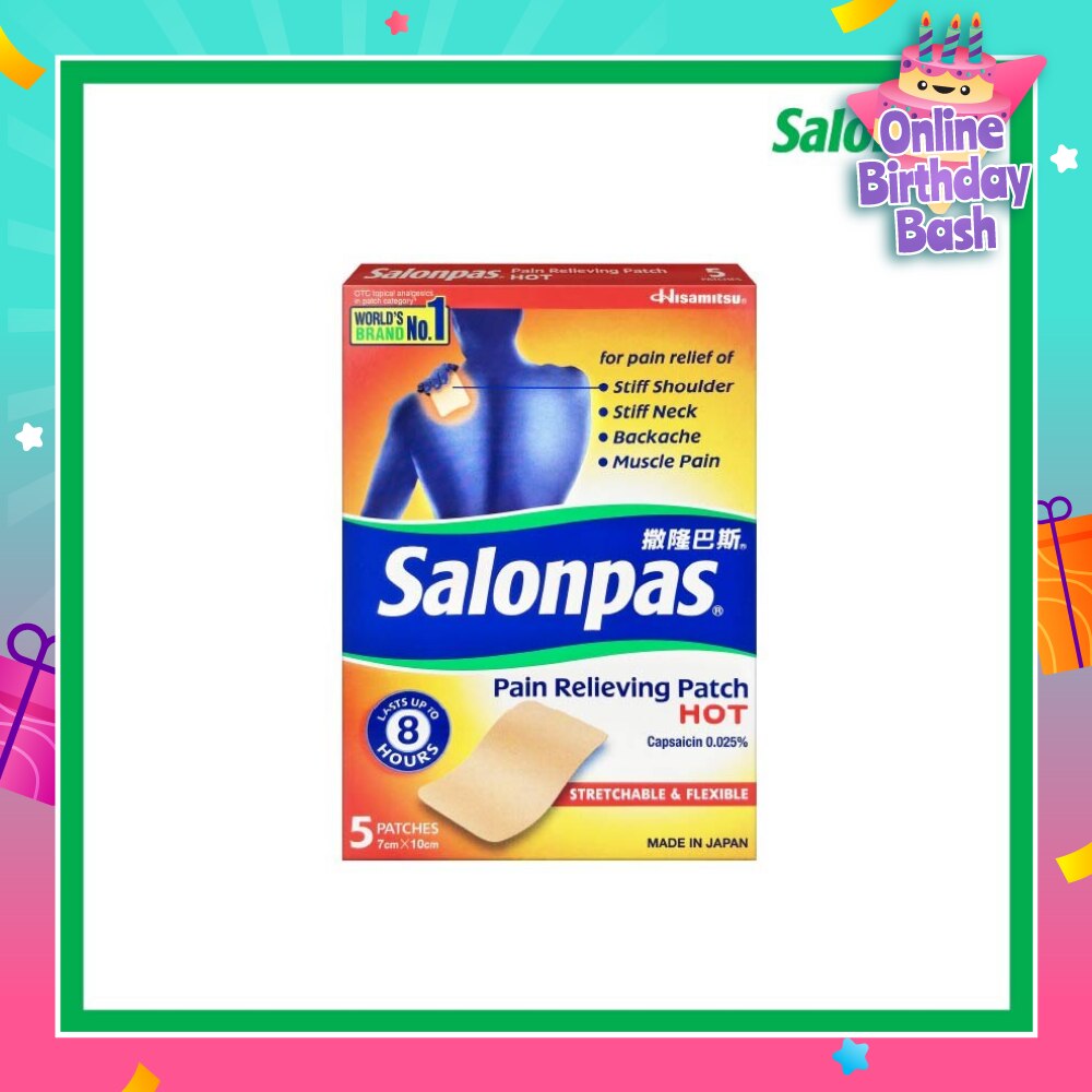 Pain Relieving Patch HOT 5s