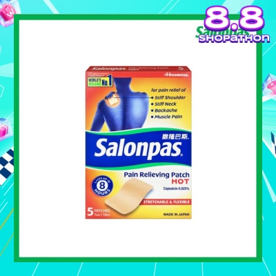 SALONPAS® Pain Relieving Patch HOT 5s