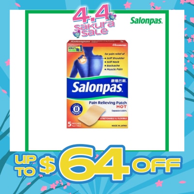 SALONPAS® - Pain Relieving Patch HOT 5s