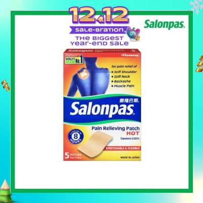 SALONPAS® Pain Relieving Patch HOT 5s