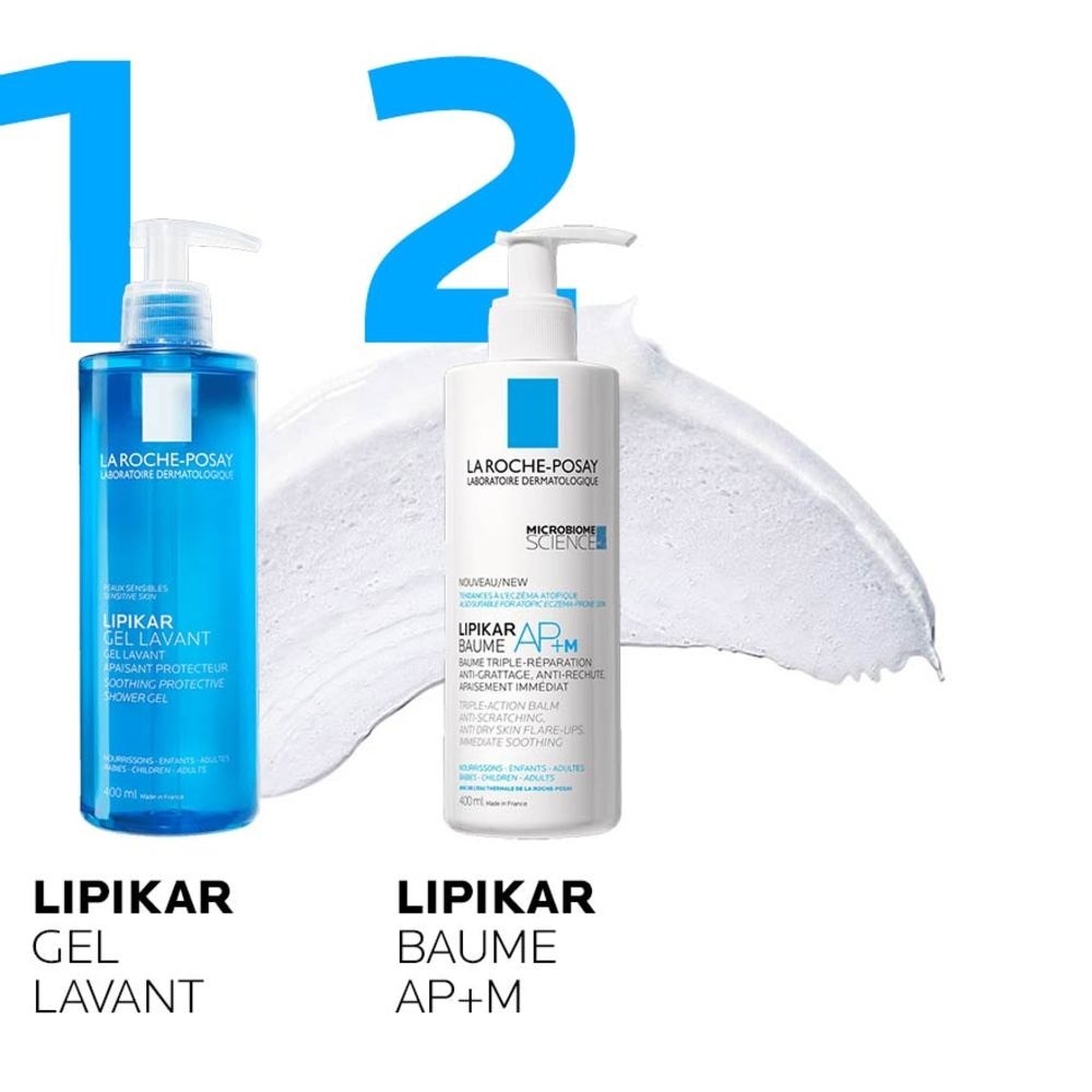 Lipikar Gel Lavant (Gentle Body Wash with Niacinamide & Shea Butter for Dry Skin) 400ml