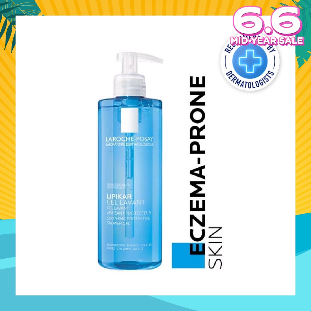 Lipikar Gel Lavant (Gentle Body Wash with Niacinamide & Shea Butter for Dry Skin) 400ml