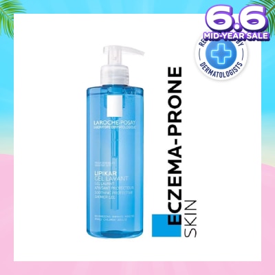 LA ROCHE-POSAY Lipikar Gel Lavant (Gentle Body Wash with Niacinamide & Shea Butter for Dry Skin) 400ml