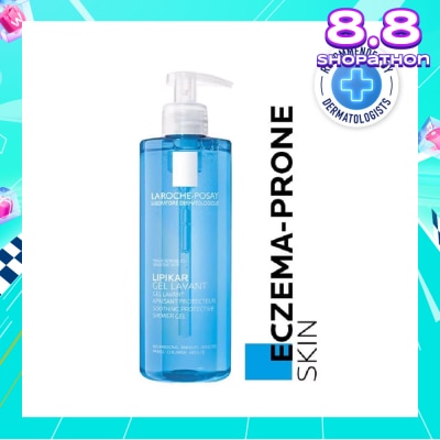 LA ROCHE-POSAY Lipikar Gel Lavant (Gentle Body Wash with Niacinamide & Shea Butter for Dry Skin) 400ml