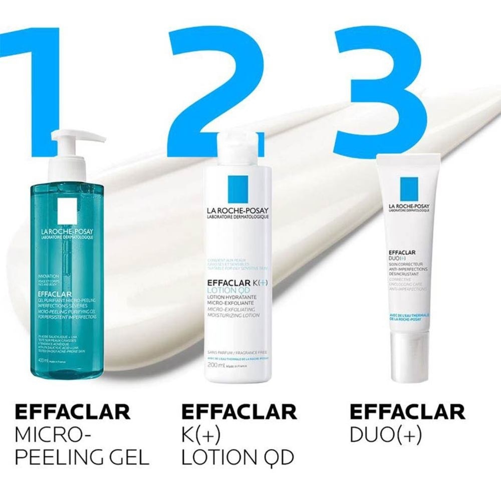 Effaclar Micropeeling Gel Cleanser (with Salicylic Acid for Face & Body Acne-Prone Skin) 400ml