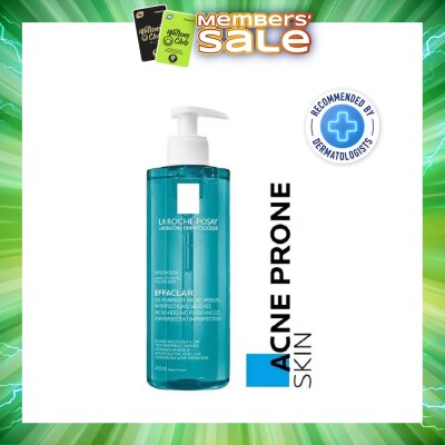 LA ROCHE-POSAY - Effaclar Micropeeling Gel Cleanser (with Salicylic Acid for Face & Body Acne-Prone Skin) 400ml