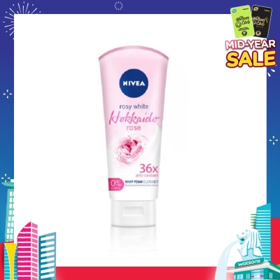 NIVEA Rosy White Hokkaido Rose Whip Foam 100ml