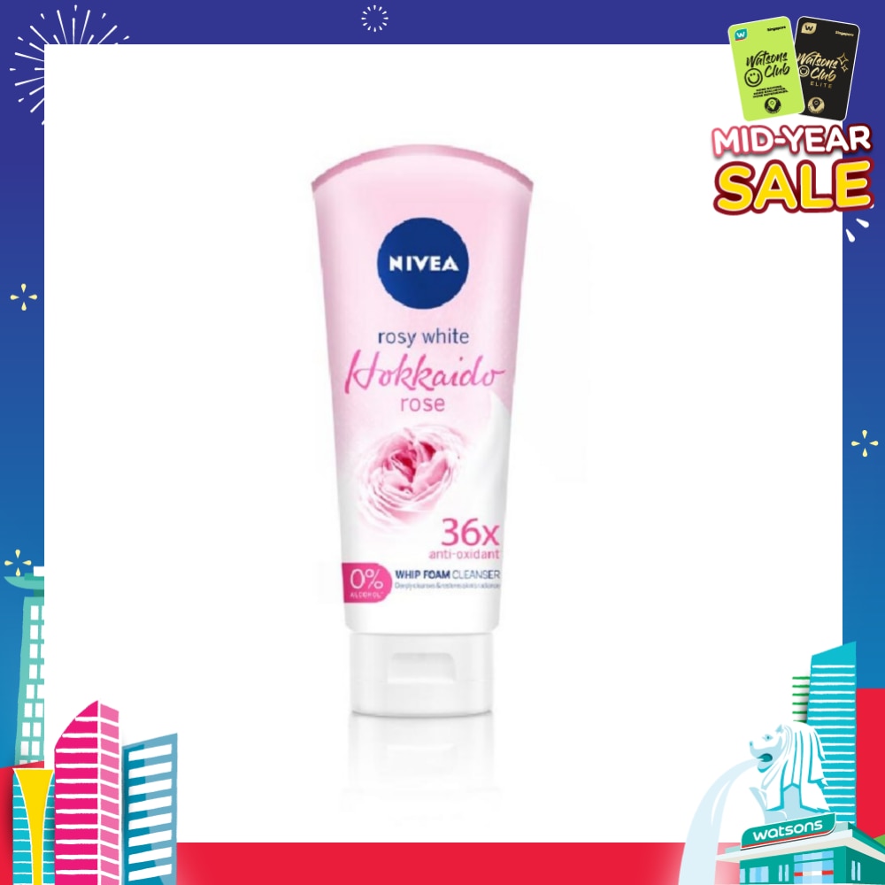 Rosy White Hokkaido Rose Whip Foam 100ml