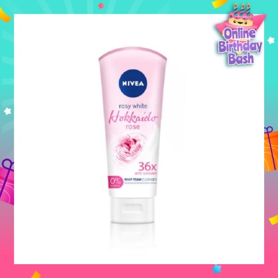 NIVEA Rosy White Hokkaido Rose Whip Foam 100ml