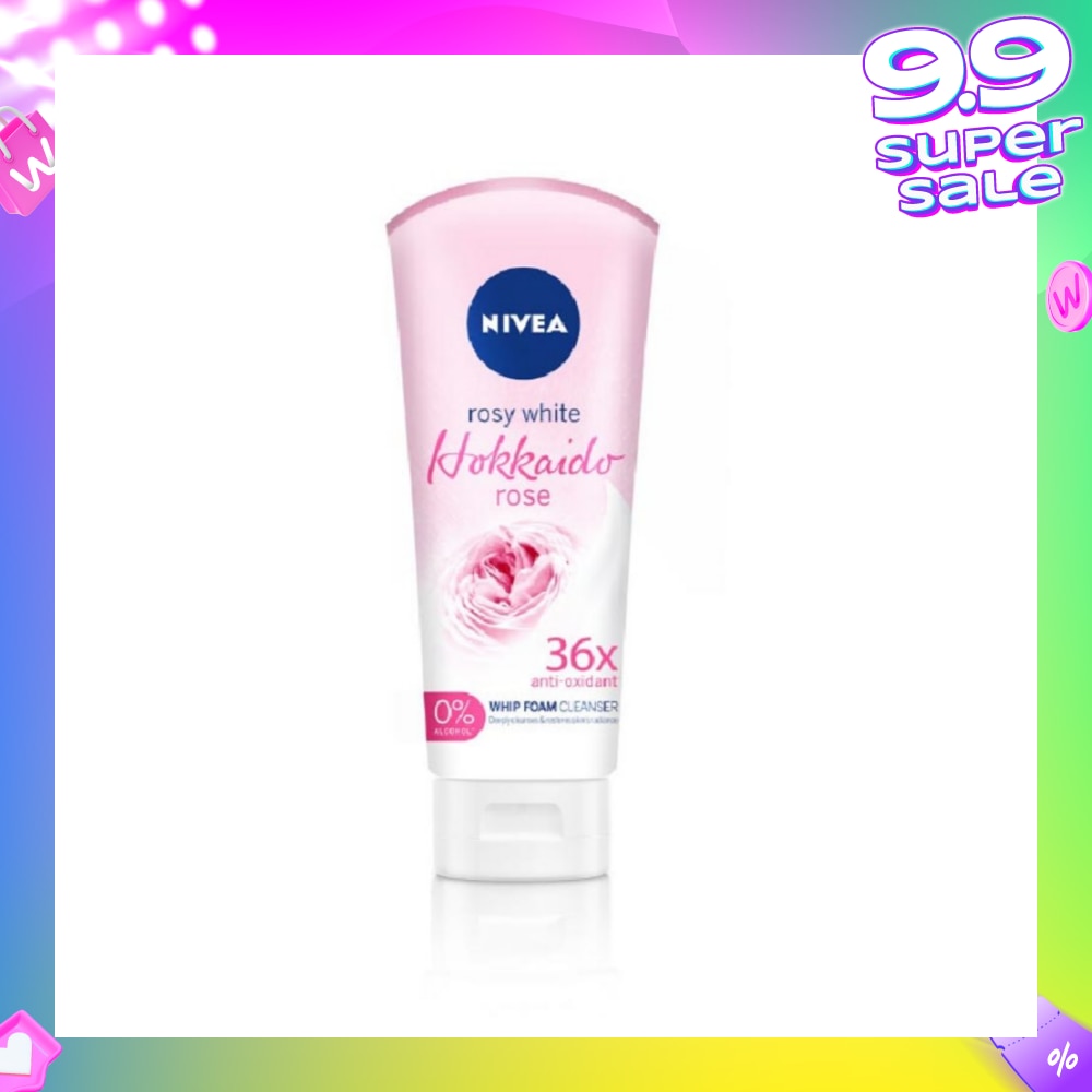Rosy White Hokkaido Rose Whip Foam 100ml