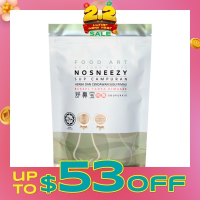 FOOD ART Souperkid NoSneezy No-Cook Soup Sachet (Relief Nasal Allergy) 6s&nbsp;(Expiry: Oct`2026)